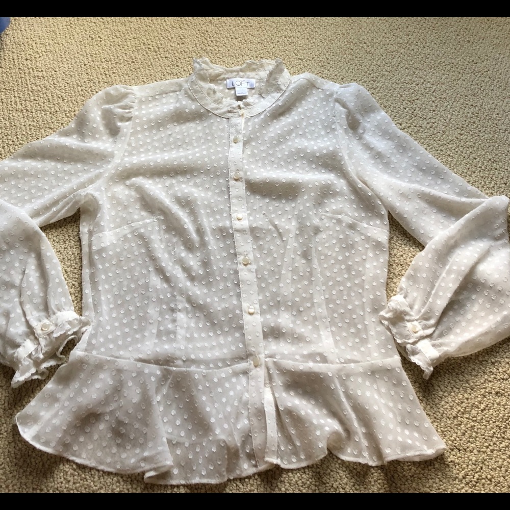 LOFT White Blouse